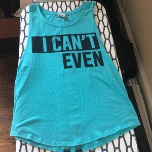 “I can’t even” Victoria’s secret  PINK tank